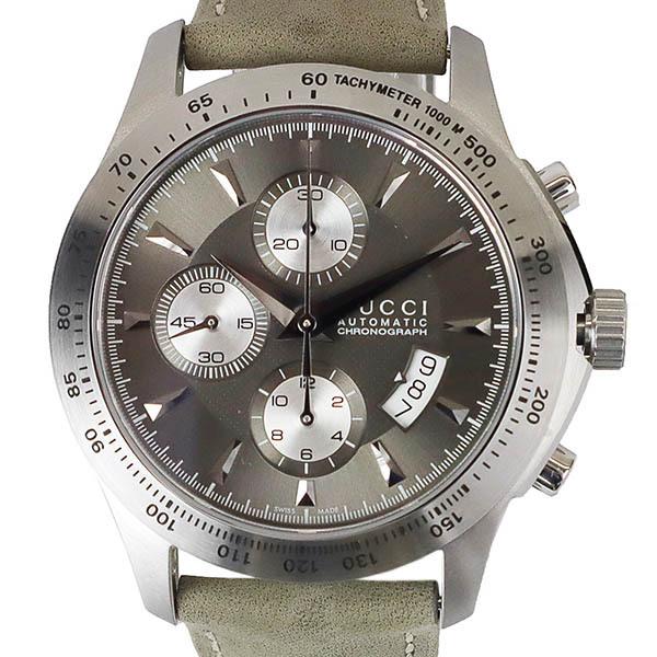 《期間限定P10倍》グッチ 腕時計 GUCCI メンズ Gタイムレス G-Timeless 44mm 自動巻き グレー×シルバー YA126241     商品情報    商品情報ブランド：GUCCI / グッチ品番　：YA126241サイズ：約 H44×W