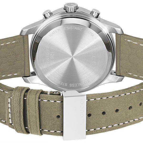 《期間限定P10倍》グッチ 腕時計 GUCCI メンズ Gタイムレス G-Timeless 44mm 自動巻き グレー×シルバー YA126241     商品情報    商品情報ブランド：GUCCI / グッチ品番　：YA126241サイズ：約 H44×W