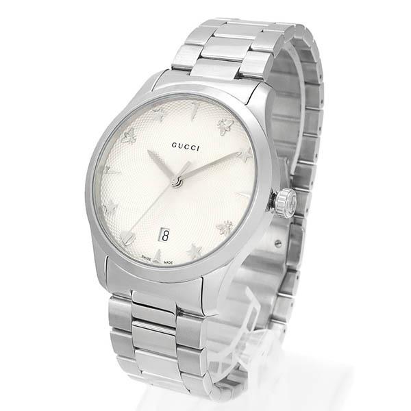 グッチ Gucci メンズ レディース 腕時計 Gタイムレス G Timeless 38mm シルバー Ya1264028a Gu Ya1264028a Brandol 通販 Yahoo ショッピング