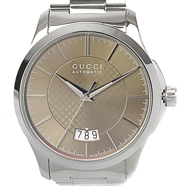 GUCCI グッチ 腕時計 メンズ Gタイムレス 38mm 自動巻き ブラウン 