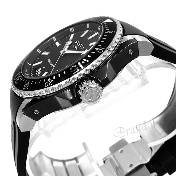 GUCCI DIVE ダイブ 45mm ブラック YA136204A 新品保証付