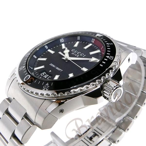 GUCCI グッチ 腕時計 メンズ DIVE ダイヴ 48mm ブラック GUCCI グッチ 腕時計 メンズ DIVE ダイヴ 48mm ブラック