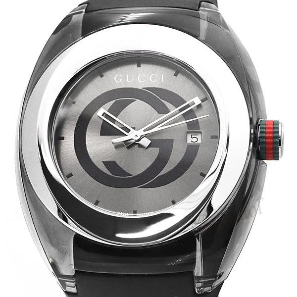 GUCCI グッチ 腕時計 メンズ SYNC グッチシンク 46mm ダーク