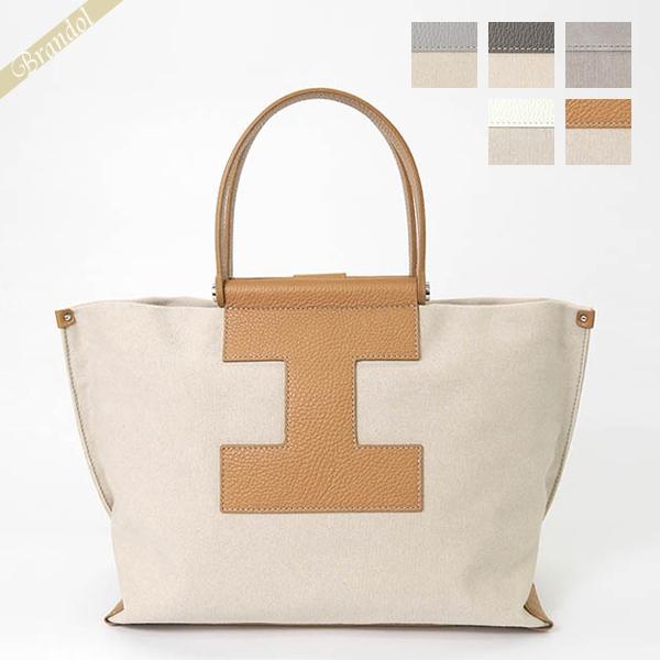 イアクッチ ソルベット s アイボリー キャンバストートバッグ IACUCCI（イアクッチ） トートバッグIACUCCI SORBETTO ソルベット M