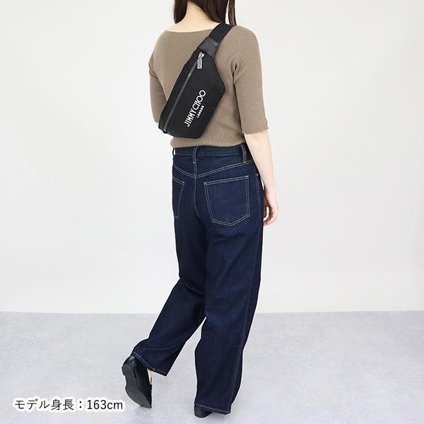 JIMMY CHOO ジミーチュウ ボディバッグ キャンバス ウェスト JIMMY CHOO ジミーチュウ ボディバッグ キャンバス ウェスト