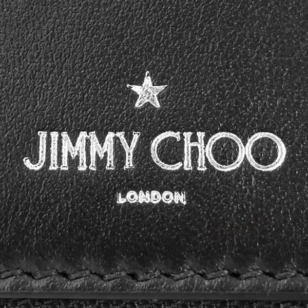 ジミーチュウ　LAWRENCE　二つ折り財布　スタースタッズ　ファスナーエンボス JIMMY CHOO ジミーチュウ LAWRENCE OAJ 二つ折り財布 ローレンス