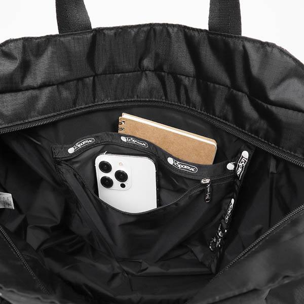 LeSportsac レスポートサック トートバッグ 無地 ブラック 1380