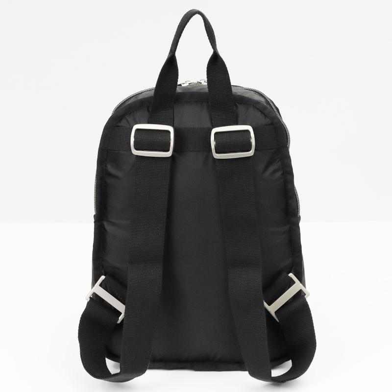 ☆美品☆ LeSportsac レスポートサック リュック　ロゴショルダー 黒 LeSportsac（レスポートサック） リュックサック LeSportsac SMALL