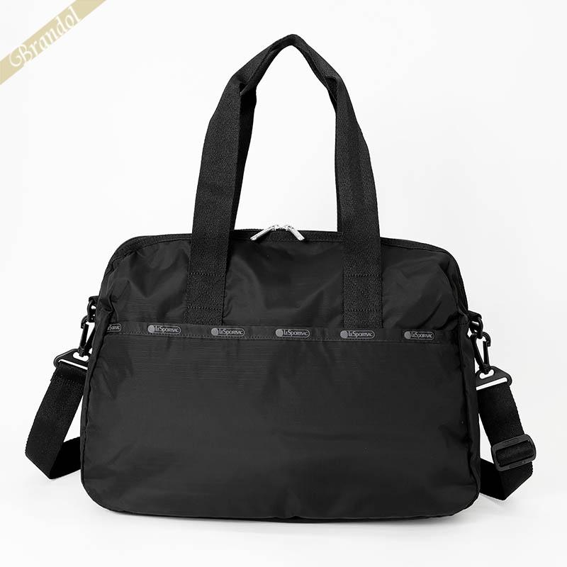 Lesportsacブラックナイロンボストンバッグ 黒 LeSportsac（レスポートサック） ボストンバッグ ESSENTIAL MEDIUM