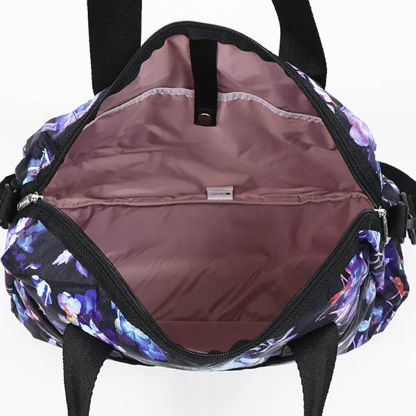 ●1466 LeSportsac レスポートサック　2way ボストンバッグ　紫 ○1466 LeSportsac レスポートサック 2way ボストンバッグ 紫