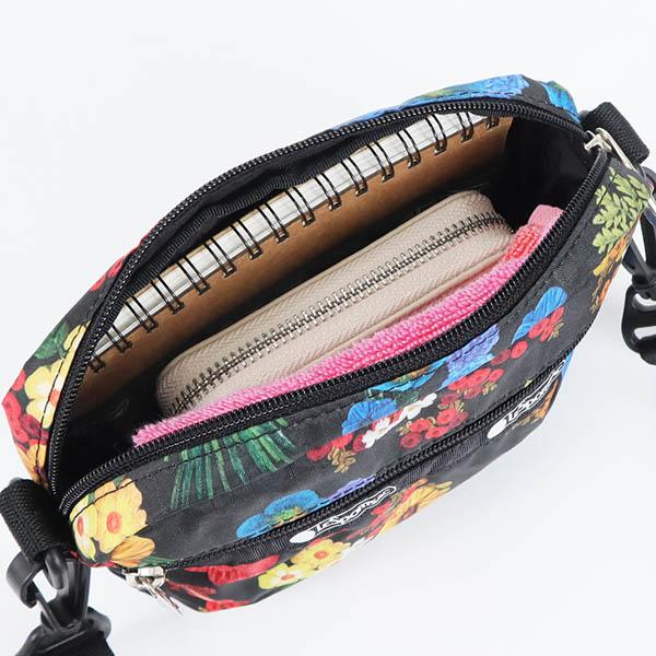 《P6倍_3日23:59迄》レスポートサック ショルダーバッグ LeSportsac CLASSIC 花柄 ブラック系マルチカラー 3470 E477｜brandol｜06