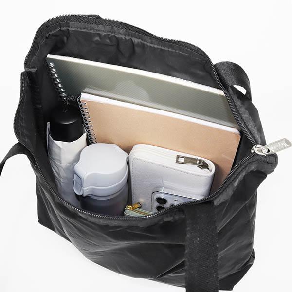 レスポートサック トートバッグ LeSportsac EASY MAGAZINE TOTE 無地 ブラック 3531 5982 LSP