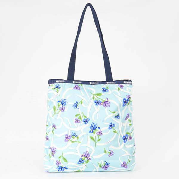 Familia・LeSportsac トートバッグ ライトブルー 花柄 LeSportsac（レスポートサック） 《クーポン》レスポートサック トート