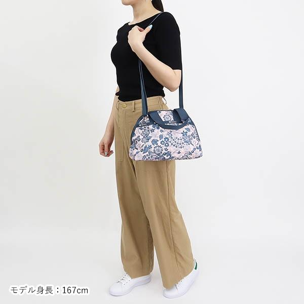 レスポートサック ショルダーバッグ LeSportsac YORK SATCHEL 2way ミニボストンバッグ ボタニカル柄 ピンク×ブルー レディース 3561 E483 | ブランド｜brandol｜09