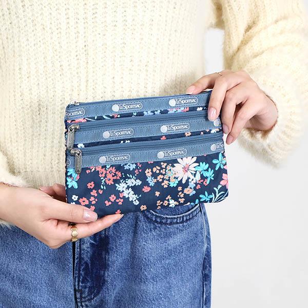 LeSportsac（レスポートサック） ポーチ LeSportsac 3-ZIP COSMETIC 花