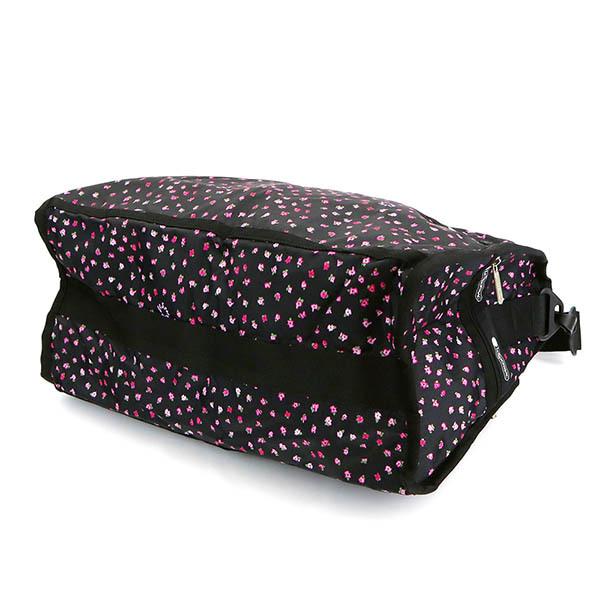 《期間限定P+5%》レスポートサック ボストンバッグ LeSportsac MEDIUM WEEKENDER 小花柄 ブラック×ピンク 7184 F123|brandol|04
