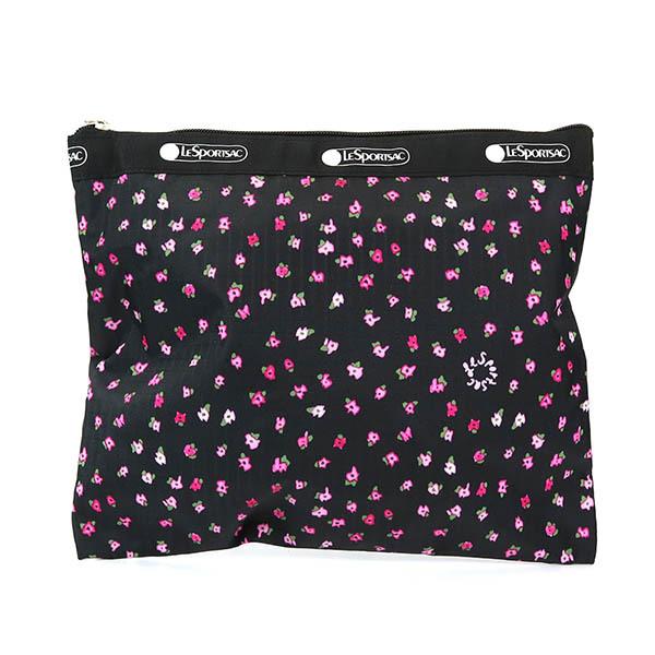 《期間限定P+5%》レスポートサック ボストンバッグ LeSportsac MEDIUM WEEKENDER 小花柄 ブラック×ピンク 7184 F123|brandol|08