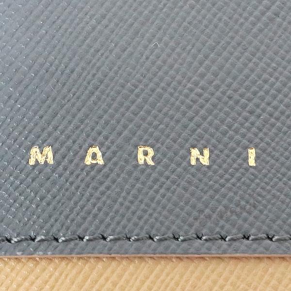 MARNI マルニ 二つ折り財布 レディース サフィアーノレザー