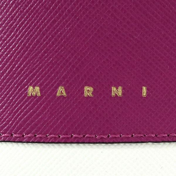 マルニ 二つ折り財布 MARNI レディース バイフォールドウォレット ピンク系 マルチカラー PFMOQ14U13 LV520 Z504N｜brandol｜05