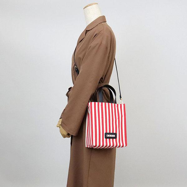 マルニ バッグ MARNI ミュゼオ SHMP0040Q7 P4171 Z2P39 レッド MARNI マルニ トートバッグ レディース MUSEO 2way ショルダー