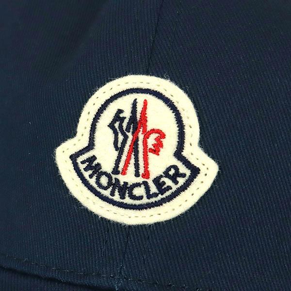 《店内全品_P9倍》モンクレール キャップ 帽子 MONCLER メンズ ワンポイント ロゴ ベースボールキャップ ネイビー 0913B00035 V0090 742｜brandol｜05