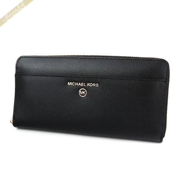 《クーポン》マイケルコース 長財布 MICHAEL KORS 財布 レディース レザー ブラック 34H1GT9E8L 001