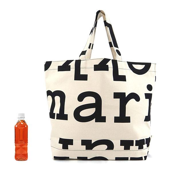 marimekko（マリメッコ） トートバッグ Ahkera Logo Bag ロゴ ラージ