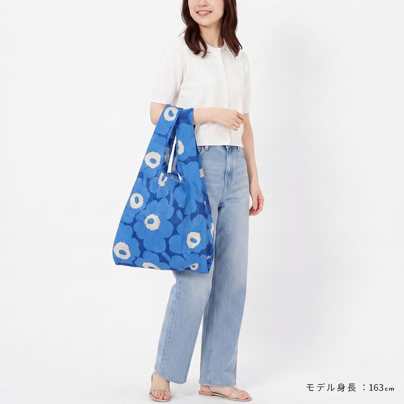 marimekko マリメッコ　エコバッグ&傘　ウニッコ　unikko ブルー marimekko（マリメッコ） 《クーポン配布中》マリメッコ エコバッグ