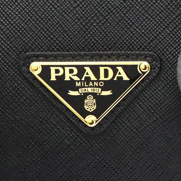 プラダ ショルダーバッグ PRADA レザー 2way ミニトートバッグ ブラック 1BA296V21 NZV F0632｜brandol｜07