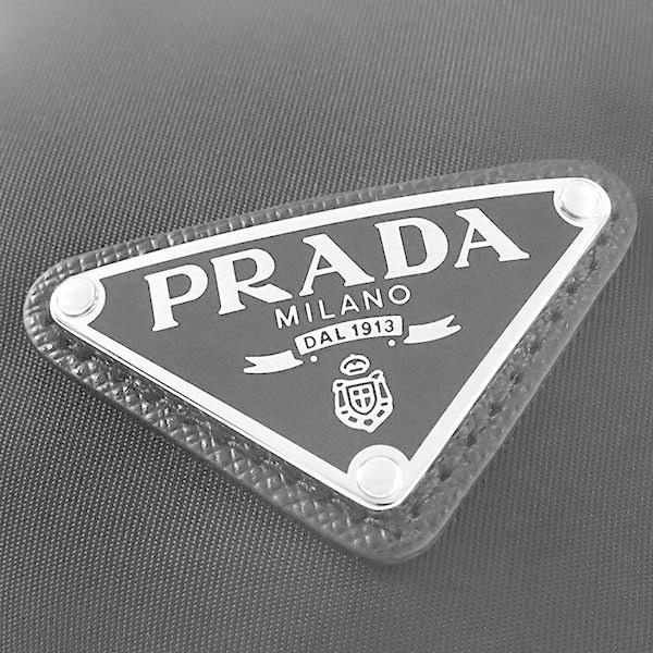 プラダキャップ PRADA 帽子 サイド 三角ロゴ ベースボールキャップ Lサイズ ブラック 1HC274 2DMI F0002 L｜brandol｜06