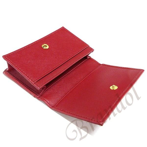 【極美品】プラダ 名刺入れ カード入れ サフィアーノレザー 赤 1MC122 楽天市場】【中古】 プラダ 名刺入れ レディース ブランド PRADA