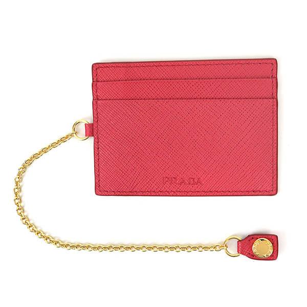 PRADA クーポン配布中_プラダ 長財布 レディース レザー パスケース付  