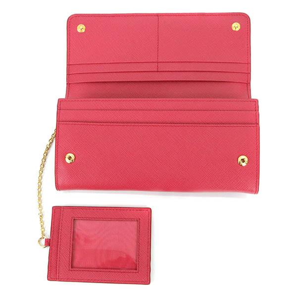 PRADA P6倍_20日迄_プラダ 長財布 レディース レザー パスケース付  
