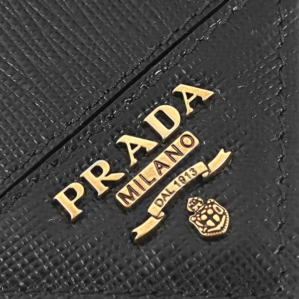 プラダ 名刺入れ PRADA メンズ レザー カードケース ブラック 2MC122 QME F0632｜brandol｜05