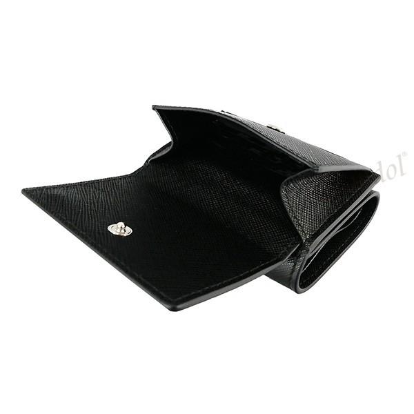 PRADA 《P6倍_29日23:59迄》プラダ 三つ折り財布 メンズ レザー PRADA 《P6倍_29日23:59迄》プラダ 三つ折り財布 メンズ レザー