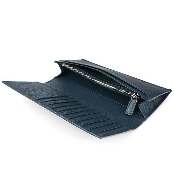 PRADA プラダ 長財布 財布 メンズ レザー 長札 小銭入れ付