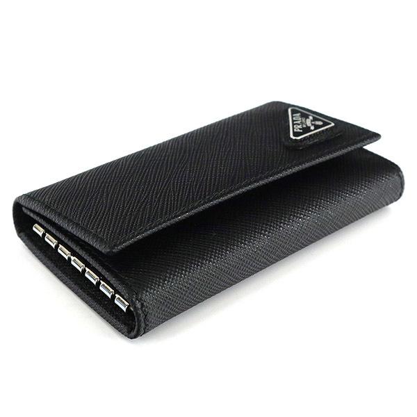 PRADA 《クーポン配布中》プラダ キーケース メンズ レザー 三角 PRADA 《クーポン配布中》プラダ キーケース メンズ レザー 三角