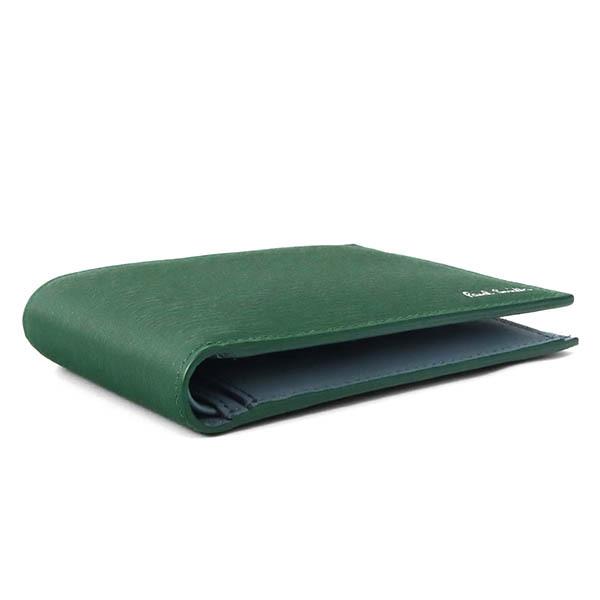 Paul Smith ポールスミス 二つ折り財布 メンズ バイカラー 無地 Paul Smith ポールスミス 二つ折り財布 メンズ バイカラー 無地