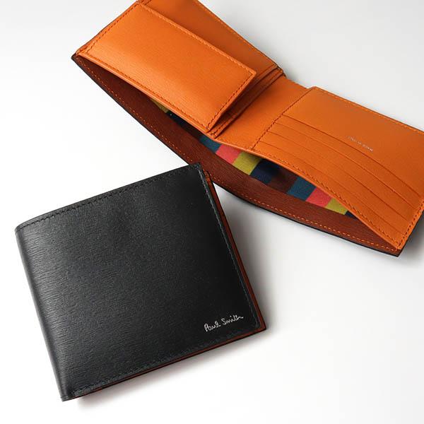 Paul Smith ポールスミス 二つ折り財布 財布 メンズ バイカラー Paul Smith ポールスミス 二つ折り財布 財布 メンズ バイカラー