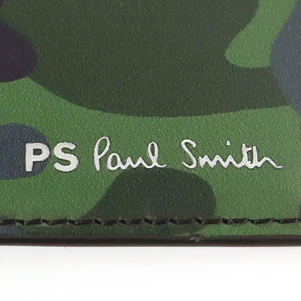 ポールスミス 小銭入れ Paul Smith メンズ 迷彩柄 プリント フラグメントケース グリーン系 M2A 6389 GCAMOL PR｜brandol｜05