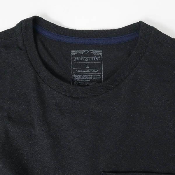 パタゴニア Tシャツ メンズ Patagonia ボードショーツ ロゴ ポケット レスポンシビリティー 半袖 S/M/L/XLサイズ インクブラック 37655 Ink Black | patagonia | 07