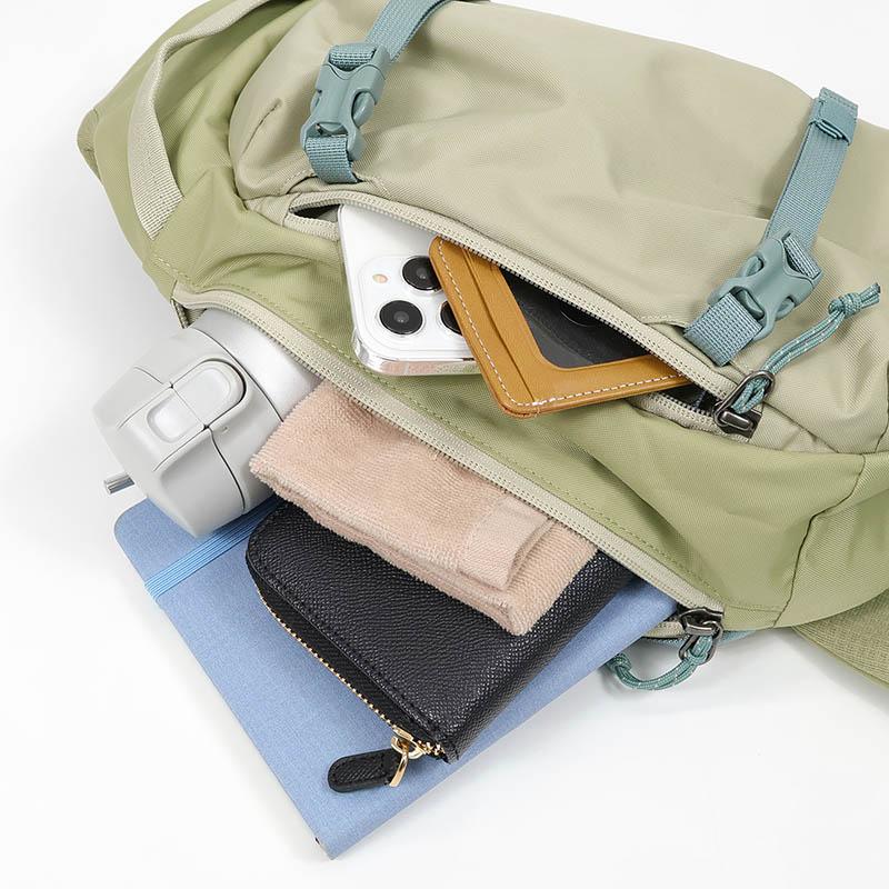 パタゴニア ボディバッグ Patagonia Atom Sling アトム スリング 8L ライトグリーン系 48262 Weathered Stone□の画像