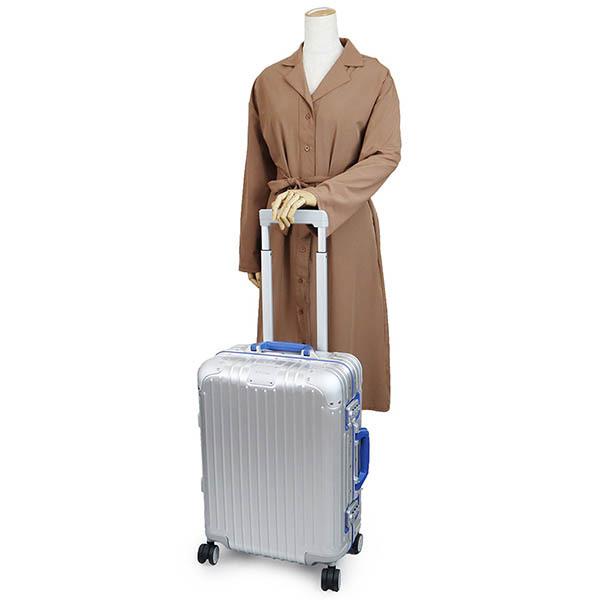 《クーポン配布中》リモワ スーツケース RIMOWA オリジナル TSAロック 縦型 35L Sサイズ シルバー×ブルー 925.90.04.1  SILVER/BLUE