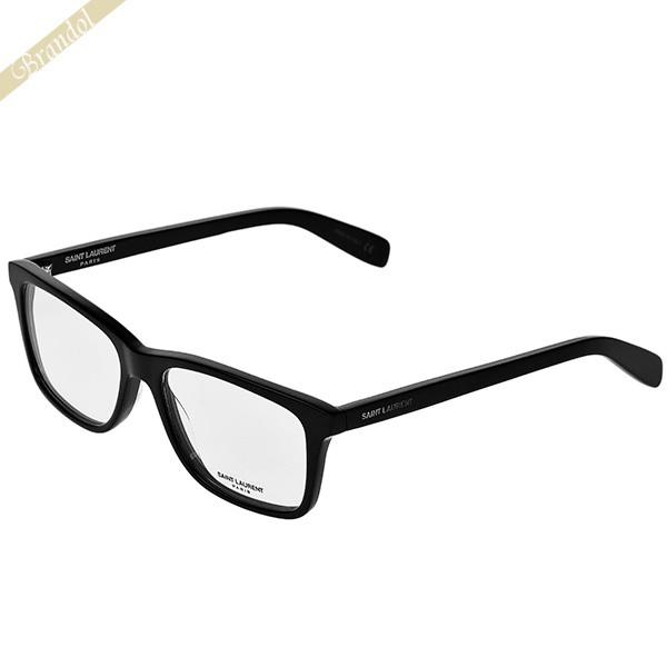 有名なブランド スクエア型 メガネフレーム Laurent Saint サンローラン スクエア 伊達メガネ レディース メンズ パリ サンローラン セルフレーム 005 Sl164 ブラック 財布 帽子 ファッション小物 Www Affaires Sociales Gouv Cg