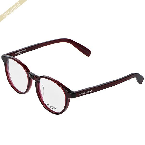 ”新品未使用品” SAINT LAURENT SL191F-003 眼鏡 SAINT LAURENT サンローラン メガネフレーム ボストン型 セルフレーム