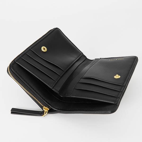 TORY BURCH トリーバーチ 二つ折り財布 エンボス レザー TORY BURCH トリーバーチ 二つ折り財布 エンボス レザー