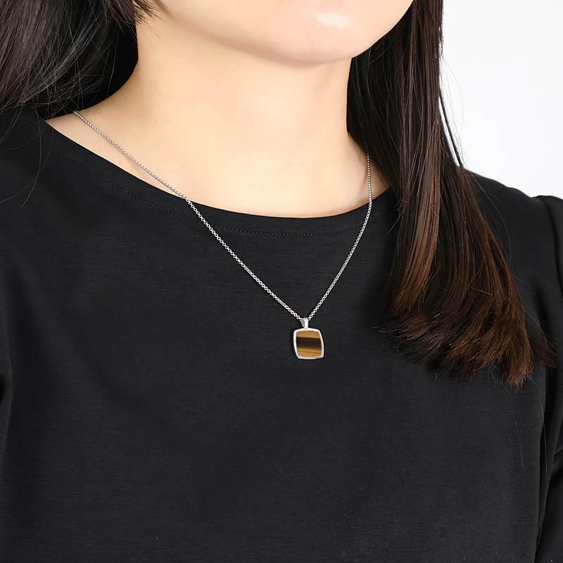 TOM WOOD（トムウッド） ネックレス TOMWOOD Cushion Pendant Tiger