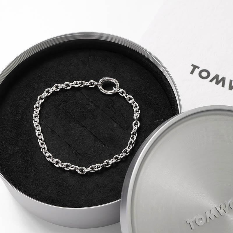 《クーポン》トムウッド ブレスレット TOMWOOD Ada Bracelet Slim 16.5cm チェーンブレス シルバー 101433の画像