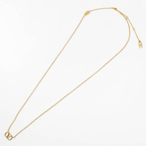 美品　VALENTINO ゴールド ネックレス　ロゴ　ヴァレンティノ 楽天市場】VALENTINO ヴァレンティノ LOGO NECKLACE ネックレス