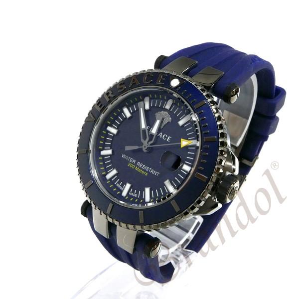 GIANNI VERSACE ヴェルサーチ 腕時計 メンズ Vレース ダイバー 46mm 